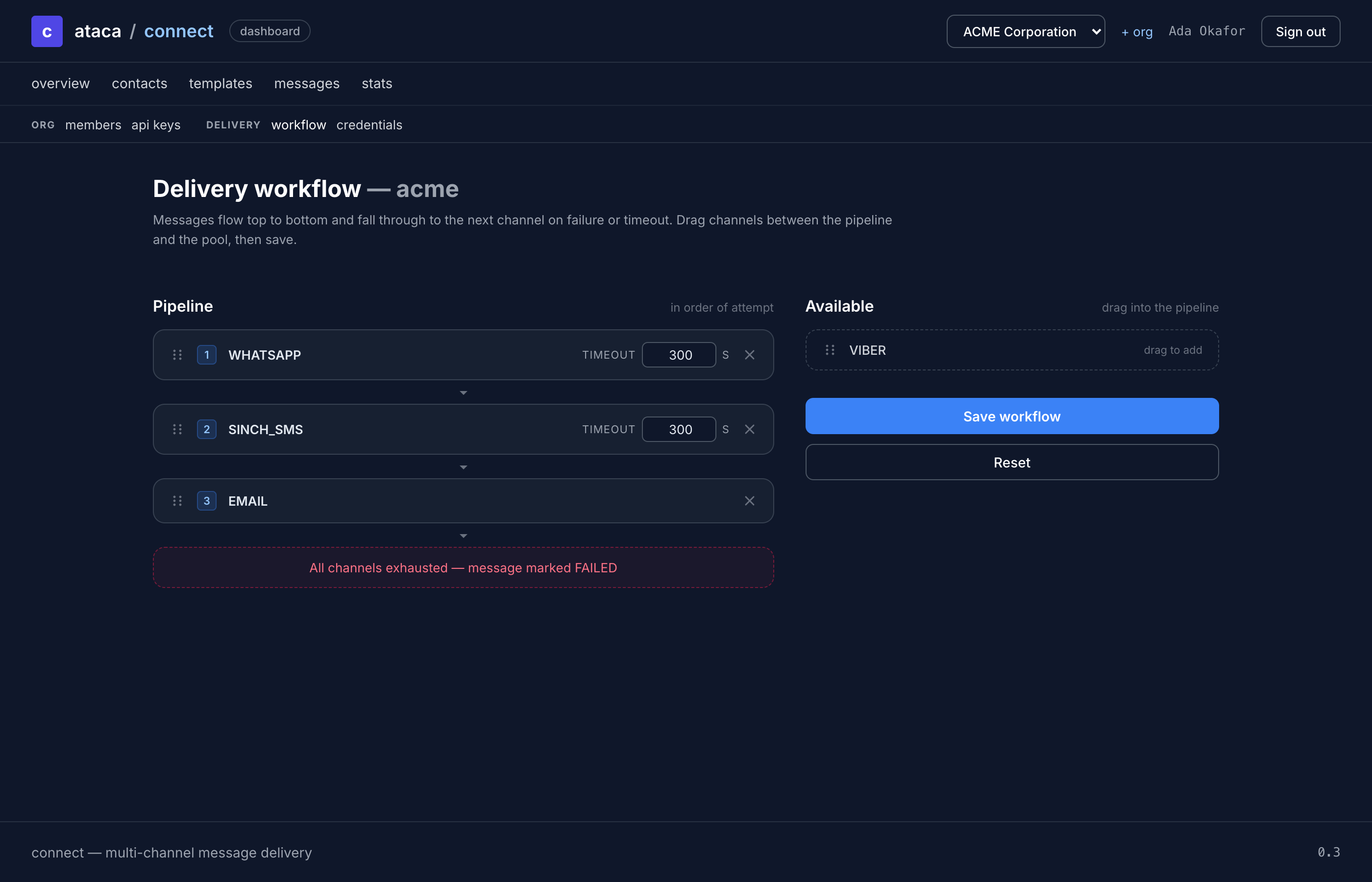Workflow editor